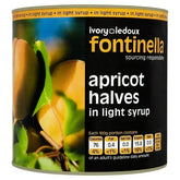 Ivorys Ledoux Fontinella Apricot Halves in Light Syrup 2.5kg  Adomoo